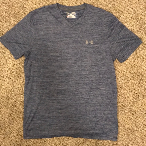 Under Armour Other - Under Armour Blue-Gray Shirt Heat Gear